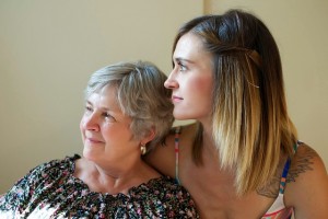 Mother who has been diagnosed with Alzheimer's disease 