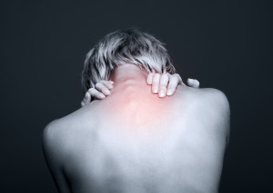 Woman suffering from chronic pain