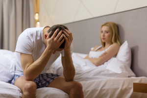 Erectile dysfunction (ED) causes sexual frustration for young couple