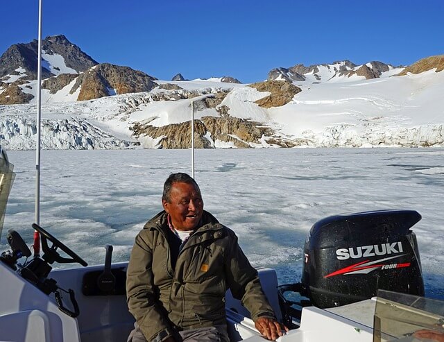 Inuit man who took part in a heart healthy clinical study