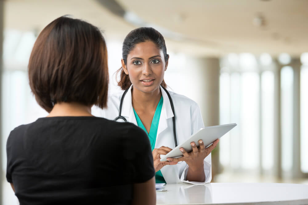 Woman gets enrolled in a clinical trial